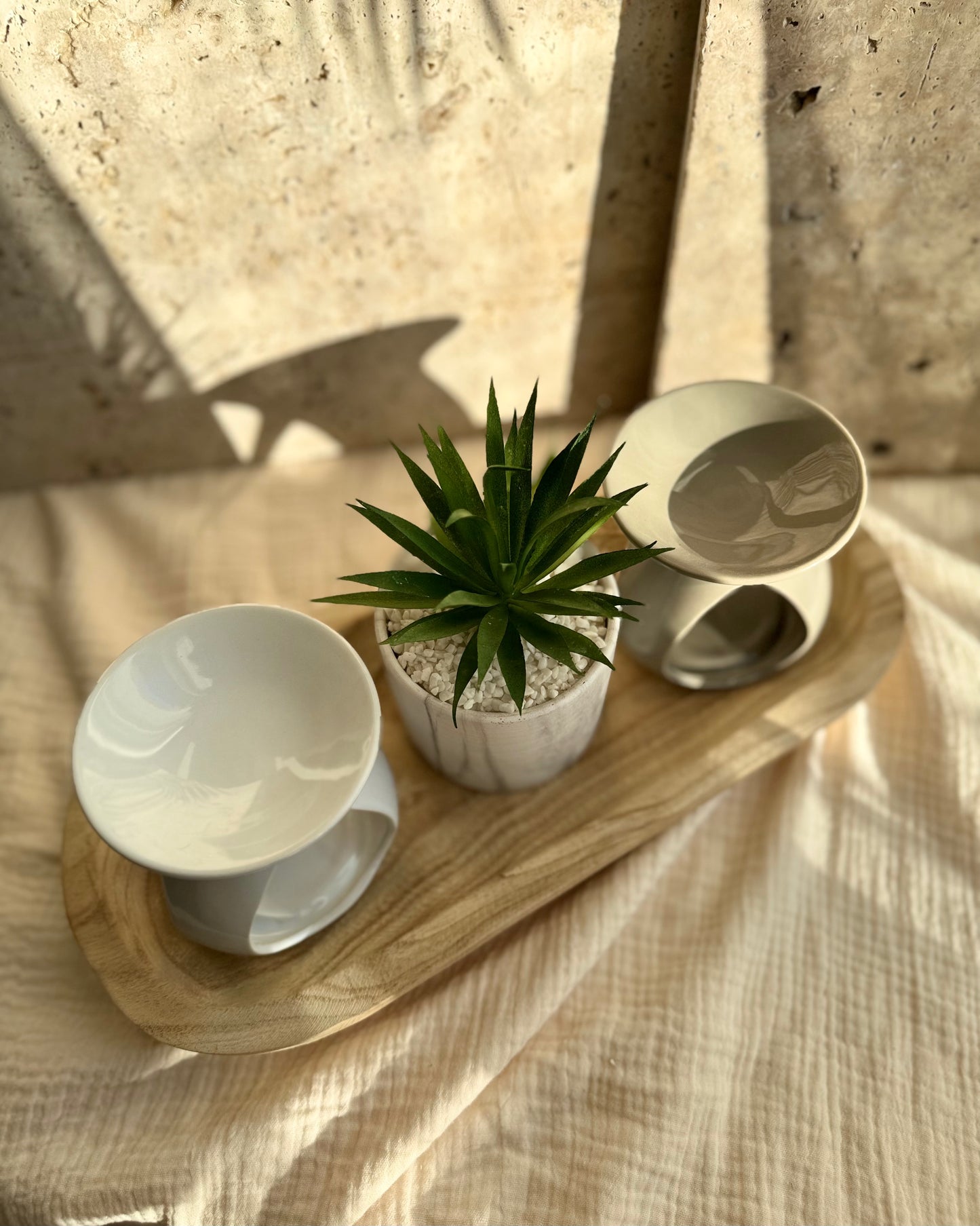 Brûle parfum taupe